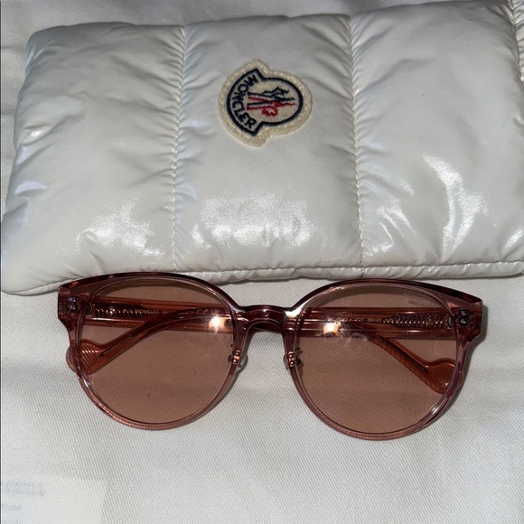 Moncler Rose-Tinted Sunglasses - Picture 1 of 6